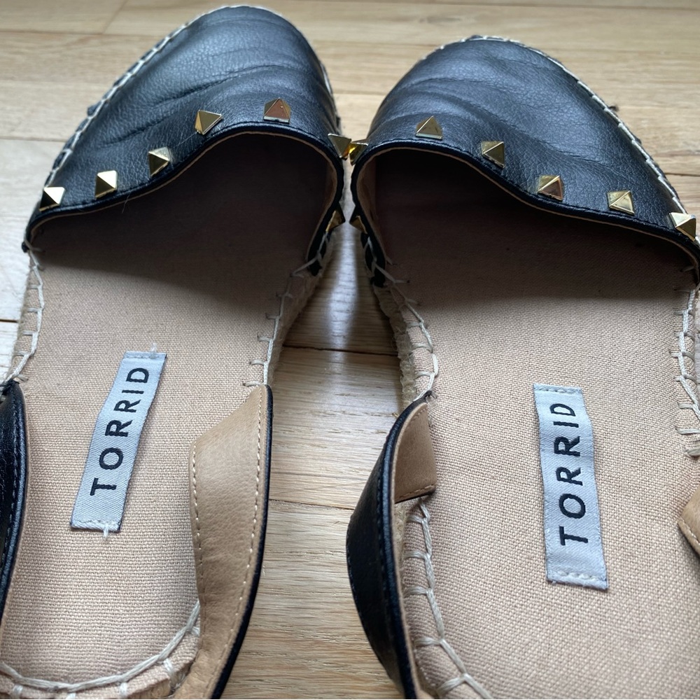 Torrid Ankle Strap Espadrille Flat Extra Wide Width - Picture 3 of 6